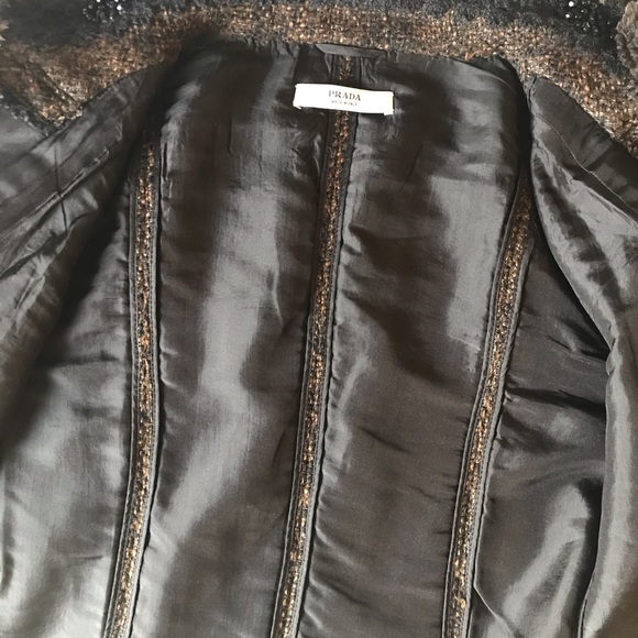 PRADA alpaca/wool cropped jacket - Picture 8 of 10